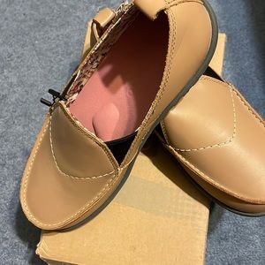 Spenco total support loafers womens size 8 siesta FG leather tan in color